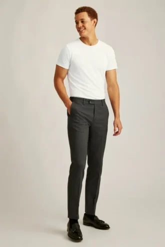 Pantalon chino stretch raffiné