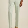 Pantalon de costume en coton stretch italien