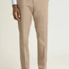 Pantalon de costume en coton stretch italien
