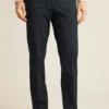 Pantalon de costume en coton stretch italien