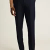 Pantalon de costume en laine brossée italienne Jetsetter