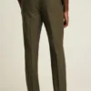 Pantalon de costume en laine brossée italienne Jetsetter