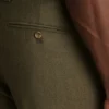 Pantalon de costume en laine brossée italienne Jetsetter