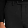 Pantalon de costume en laine pour homme – Confort extensible 4 saisons