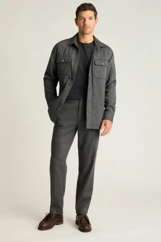 Pantalon de costume en laine pour homme par Bonobos | Mélange italien avec confort Flex