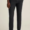 Pantalon de costume en laine stretch italienne à taille élastiquée