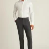 Pantalon de costume en laine stretch pour homme