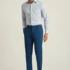 Pantalon de costume en laine stretch pour homme