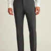 Pantalon de costume en laine stretch pour homme