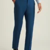 Pantalon de costume en laine stretch pour homme