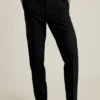 Pantalon de costume en laine stretch pour homme