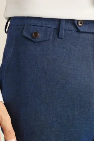 Pantalon de costume en lin italien Jetsetter