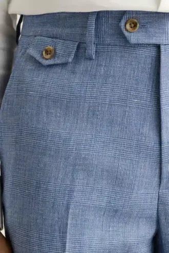 Pantalon de costume en lin italien Jetsetter