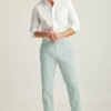 Pantalon de costume italien en seersucker Jetsetter
