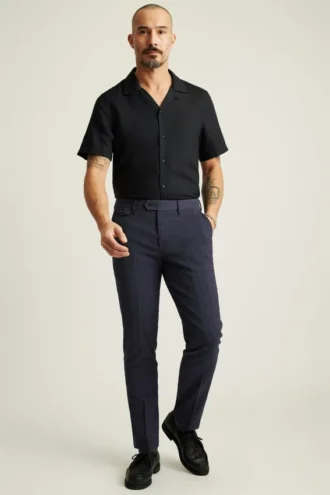 Pantalon de costume italien en seersucker Jetsetter