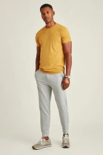 Pantalon de survêtement en molleton français extensible