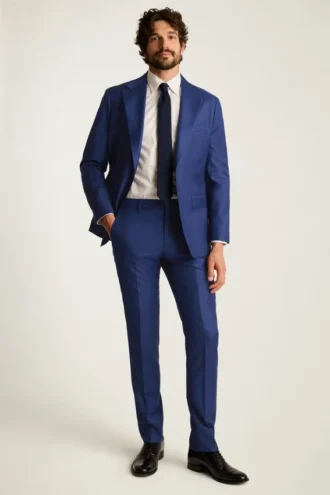 Pantalon Empire en laine italienne Super 150S