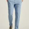 Pantalon en chambray extensible