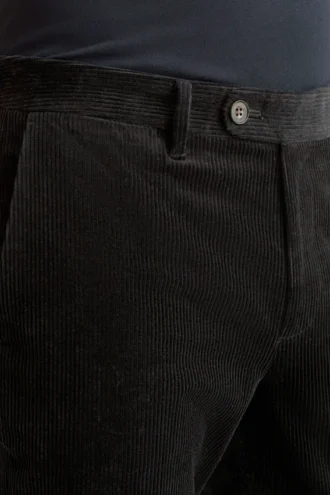 Pantalon en velours côtelé stretch italien