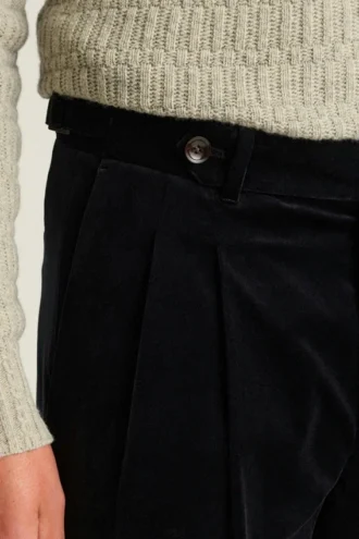 Pantalon en velours pour homme par Bonobos | Pantalon de luxe plissé italien