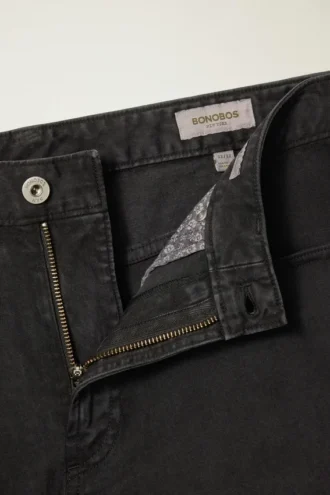 Pantalon italien brossé à 5 poches – Straight Fit