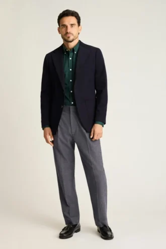 Pantalon à pinces pour homme de Bonobos | Mélange de laine pour une chaleur sur mesure