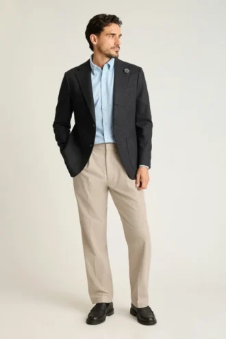 Pantalon à pinces pour homme de Bonobos | Mélange de laine pour une chaleur sur mesure