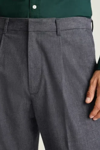 Pantalon à pinces pour homme de Bonobos | Mélange de laine pour une chaleur sur mesure