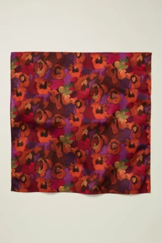 Pochette en coton confectionnée en tissu Liberty