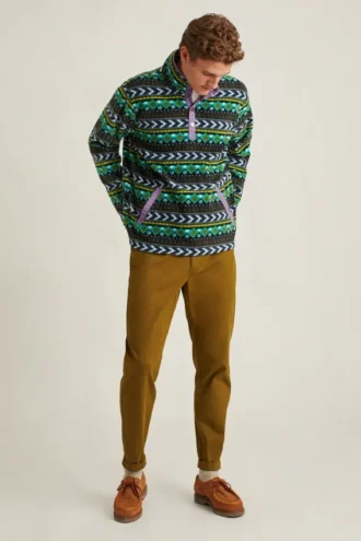 Polaire à boutons-pression