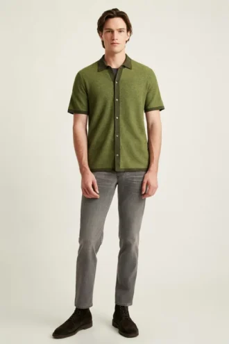 Polo Cabana en laine mérinos