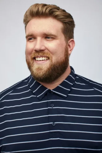 Polo de golf M-Flex en grandes tailles