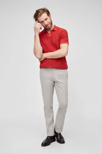 Polo en maille rétro