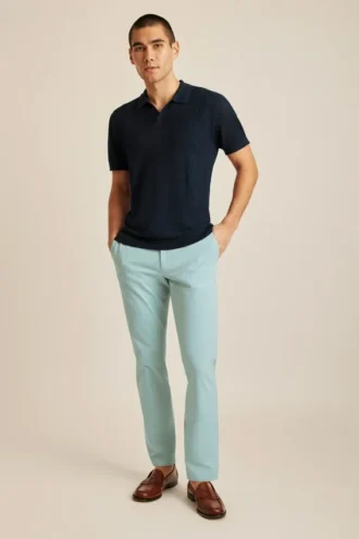 Polo en mélange de lin