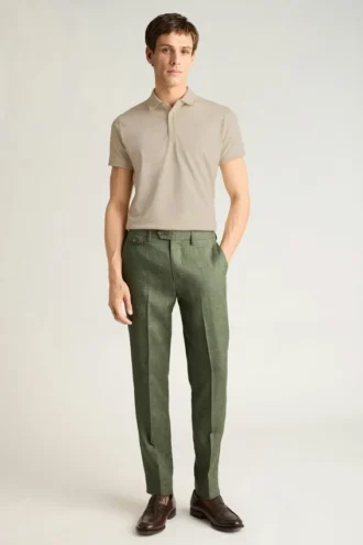 Polo en piqué extensible