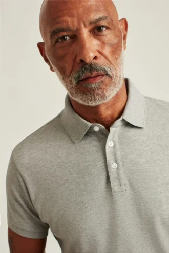 Polo en piqué extensible