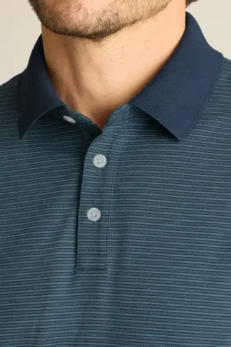 Polo en piqué extensible