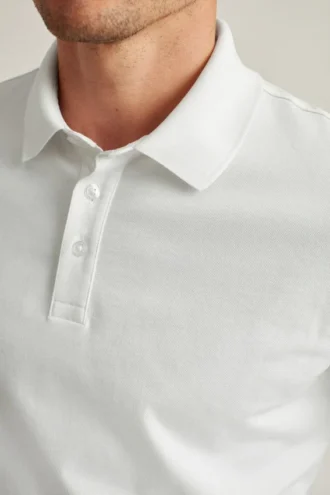 Polo en piqué extensible