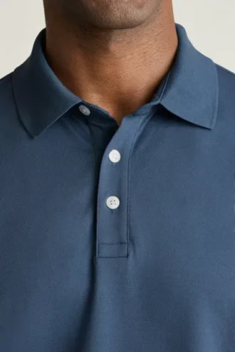 Polo en piqué extensible