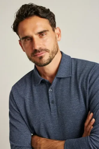 Polo à manches longues de luxe