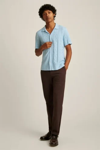 Polo-pull Cabana à torsades