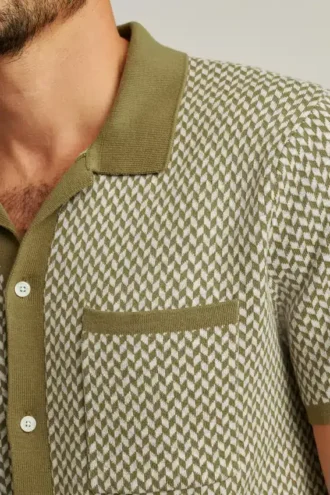 Polo-pull Geo Cabana