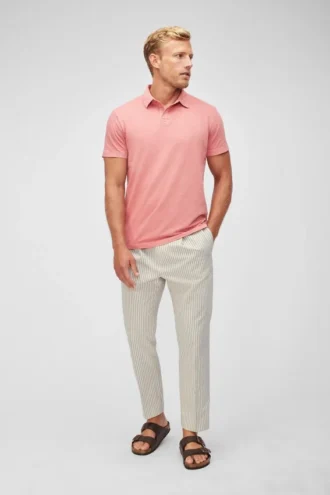 Polo teint en pièce