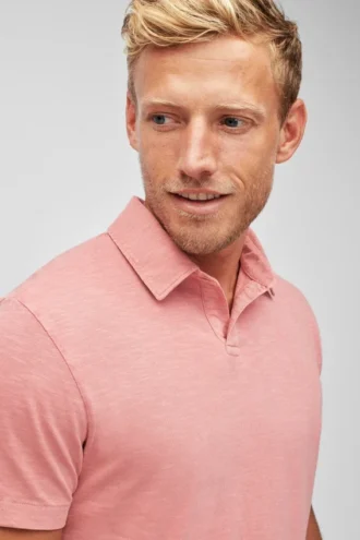 Polo teint en pièce