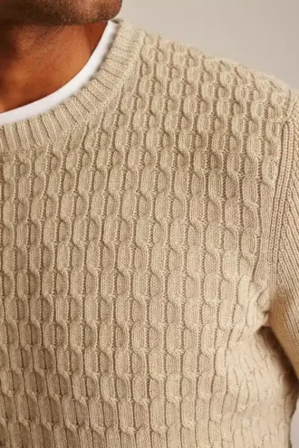 Polo à torsades légères