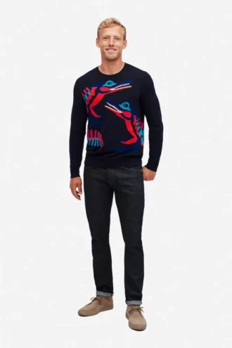 Pull à col rond Crocodile