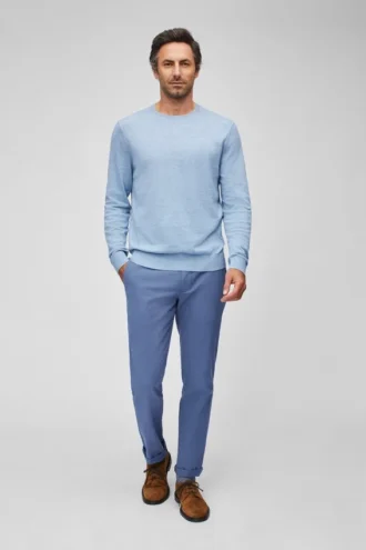 Pull à col rond en coton éco