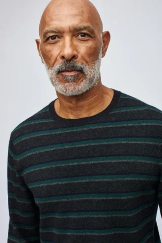 Pull à col rond en mélange de coton