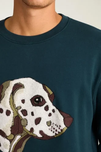 Pull à col rond en polaire ultra-douce Critter