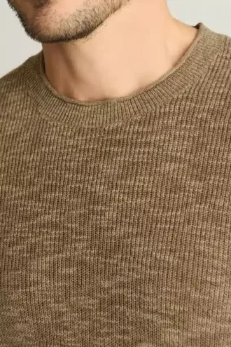 Pull à col roulé pour homme par Bonobos | Tricot de transition en lin et coton